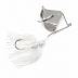 white skirt with nickel blade - buzzbait